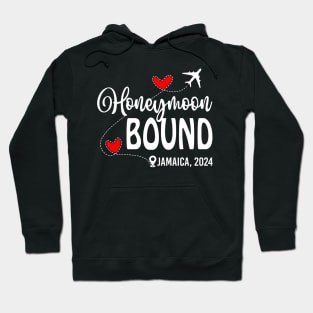 Honeymoon Bound tee Customized Honeymoon gift Honeymooners Outfit, Lovers Vacation tee Personalized Matching Couple Tees Just Married outfit Hoodie